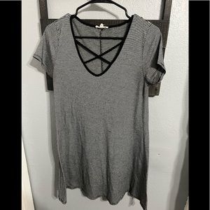 Black and White Comfy Dress